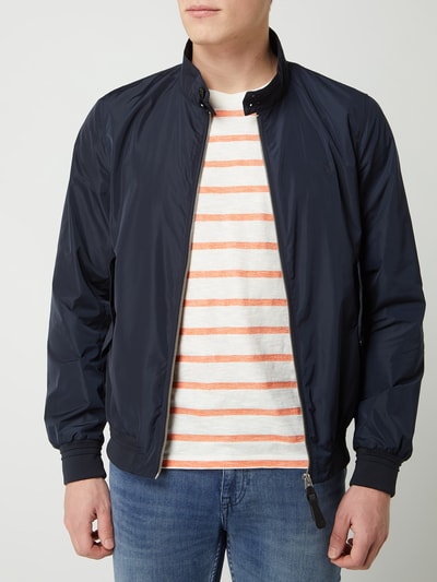 Marc O'Polo Blouson met geborduurd logo  Marineblauw - 4