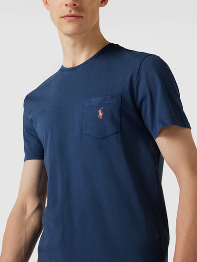 Polo Ralph Lauren T-shirt met labelstitching Blauw - 3