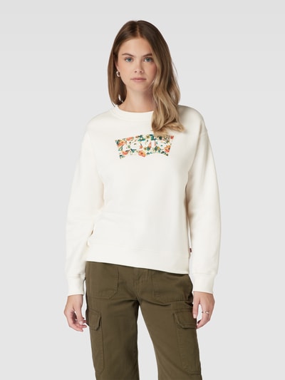 Levi's® Sweatshirt mit Motiv-Print Modell 'GRAPHIC STANDARD CREW' Offwhite 4