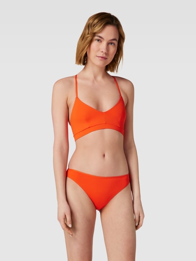 Mymarini Top bikini na cienkich ramiączkach Pomarańczowy 1