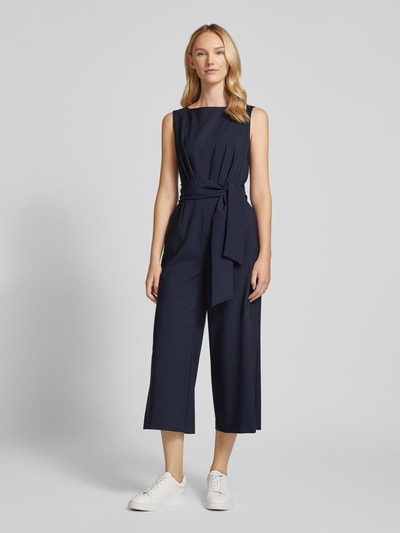 Betty Barclay Jumpsuit met strikceintuur Marineblauw - 4