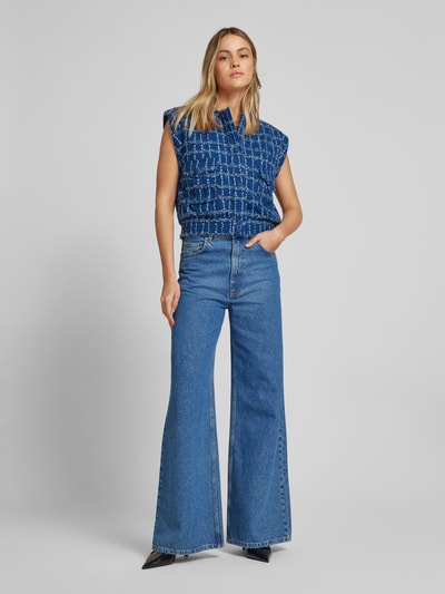 INFLUENCER'S CHOICE BY P&C* Kamizelka z efektem tweedu Królewski niebieski 1