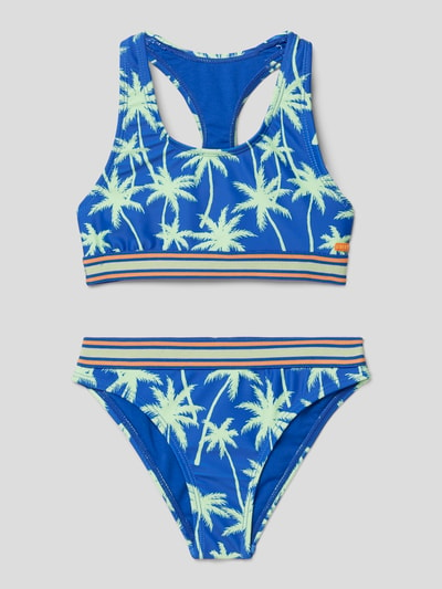 Shiwi Bikini met labeldetail, model 'CHARLIE' Blauw - 1