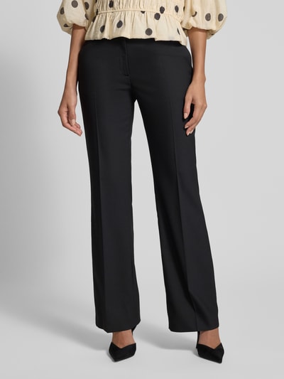 Jake*s Collection Straight Fit Stoffhose mit Viskose-Anteil Black 4