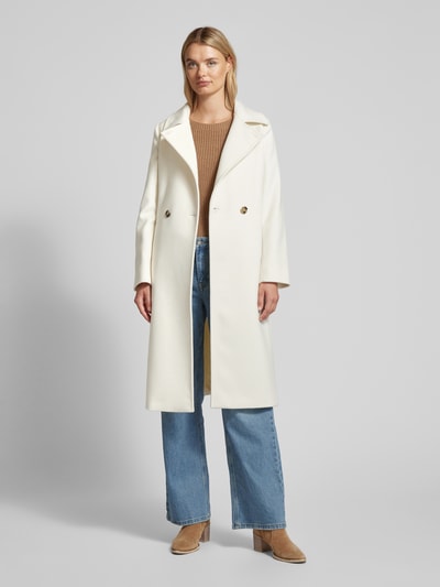 Max Mara Studio Jas met tailleriem Wit - 1