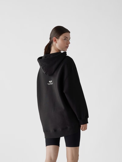 MSGM Hoodie mit Motiv-Print Schwarz 5