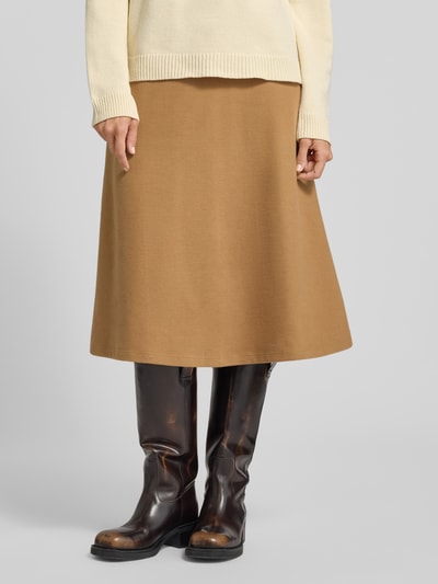 s.Oliver RED LABEL Midirok van katoenmix Camel - 4