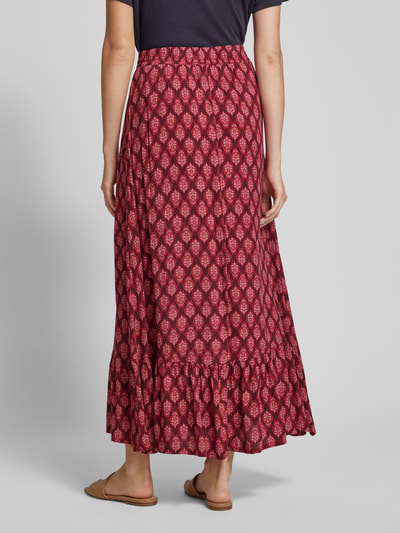 Vero Moda Maxi-Rock mit Volant-Saum Modell 'MATHILDA' Rot 5