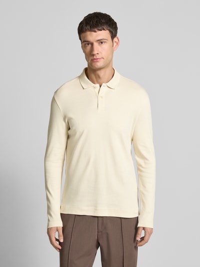 Christian Berg Men Regular Fit Poloshirt mit Knopfleiste Metallic Beige 4