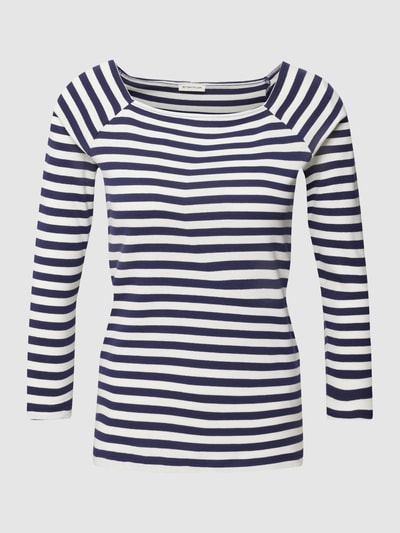 Tom Tailor Longsleeve mit U-Boot-Ausschnitt Marine 2