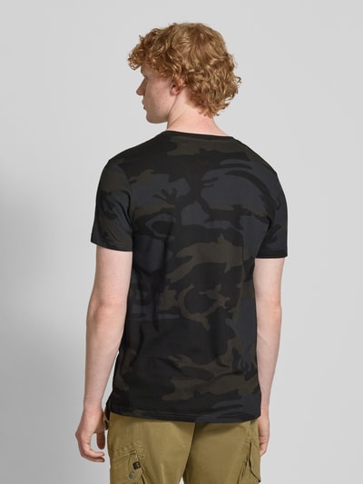 Alpha Industries T-Shirt mit Label-Print Black 5