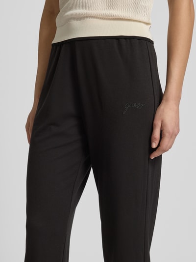 Guess Sweatpants mit Label-Stitching Modell 'LUCIA' Black 3