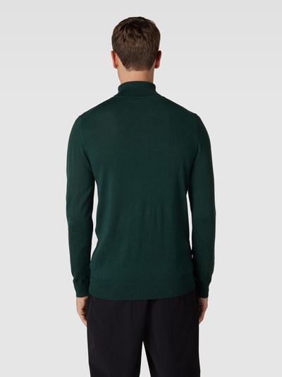 Christian Berg Men Pullover met opstaande kraag Flessengroen - 5