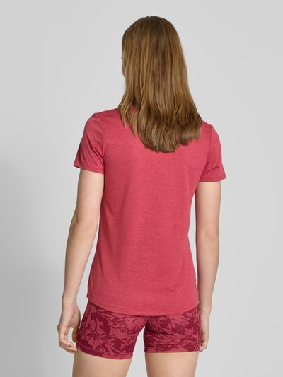 PUMA PERFORMANCE T-Shirt mit Logo-Print Modell 'ESSENTIAL' Bordeaux 5