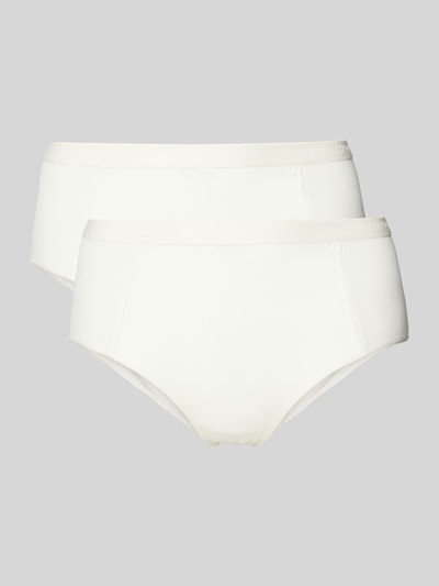 Marc O'Polo Hipster in Melange-Optik Modell 'ICONIC RIB' Offwhite 1