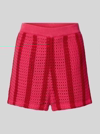 Colourful Rebel Regular Fit Shorts mit Lochmuster Modell 'Nolita' Pink 2