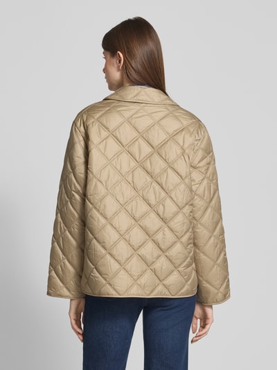 Gant Regular fit gewatteerd jack met platte kraag, model 'Quilted' Beige - 5