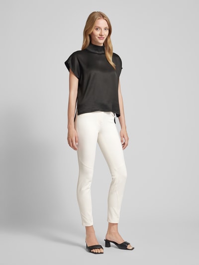 Marc Cain Slim Fit Hose mit Ziernähten Offwhite 1