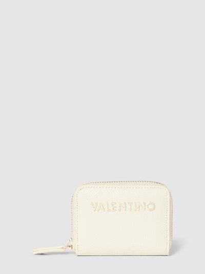 Valentino Bags Portemonnee met labeldetail, model 'DIVINA' Beige - 1