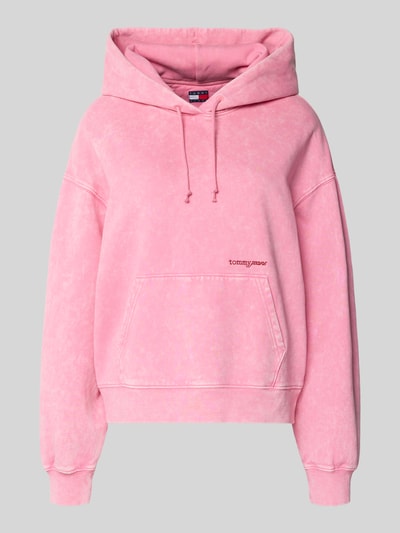 Tommy Jeans Regular fit hoodie van katoenmix Roze - 2