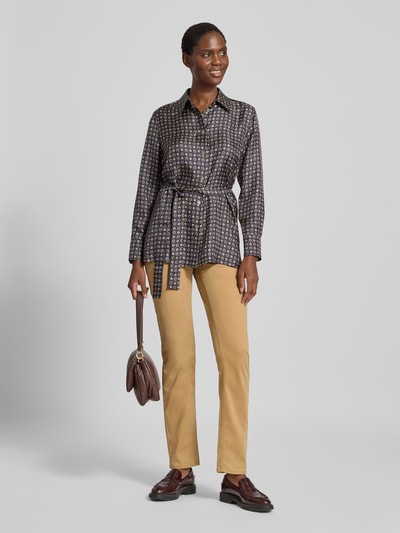 Brax Jeansy o kroju straight fit z 5 kieszeniami model ‘STYLE.CAROLA’ Camel 1