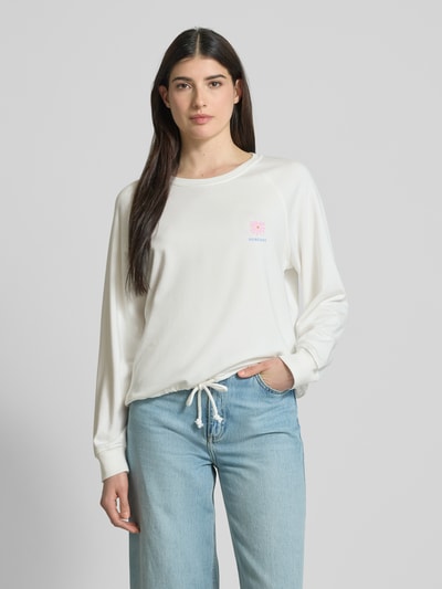 Smith and Soul Sweatshirt met motief- en statementprint Wit - 4