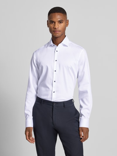 SEIDENSTICKER REGULAR FIT Regular Fit Businesshemd mit Knopfleiste Weiss 4