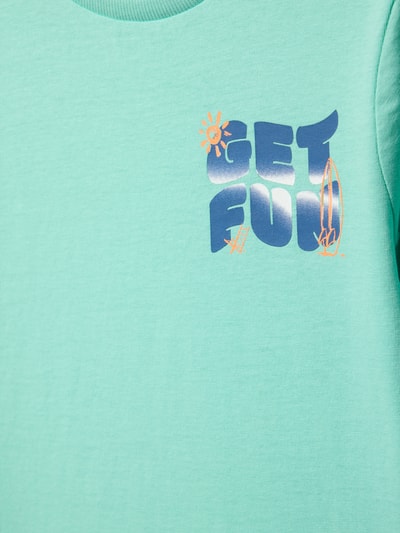 s.Oliver RED LABEL Regular Fit T-Shirt aus reiner Baumwolle Aqua 2