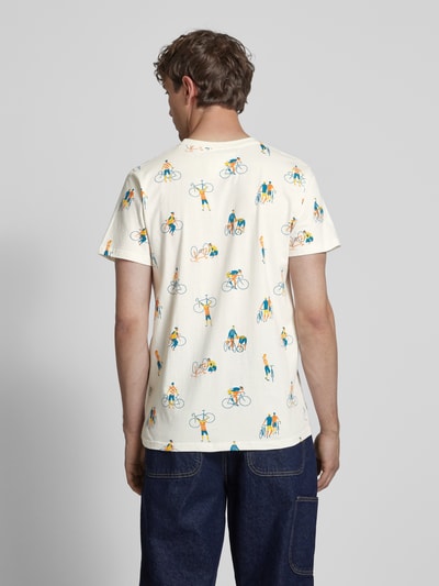 Dedicated T-Shirt mit Rundhalsausschnitt Modell 'BIKE PEOPLE' Offwhite 5
