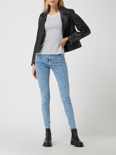 No.1 Skinny Fit Jeans mit Stretch-Anteil  Hellblau 1