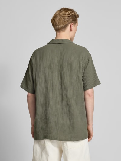 Jack & Jones Relaxed Fit Freizeithemd mit Umlegekragen Schilf 5