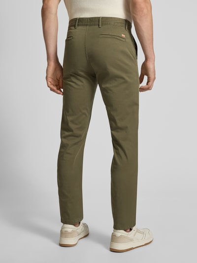BOSS Orange Slim Fit Chino aus Baumwoll-Mix Oliv 5