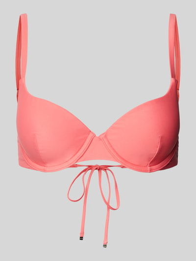 BOSS Bikinitop met voorgevormde cups, model 'CI BRA' Koraal - 1