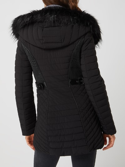 Guess Steppjacke mit Webpelz  Black 5