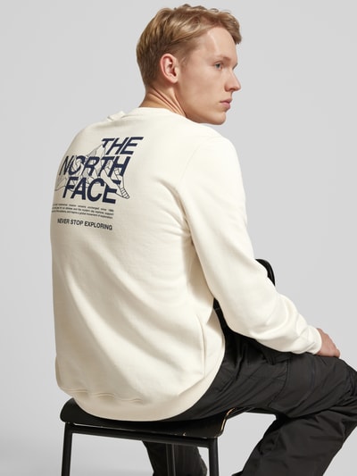 The North Face Sweatshirt mit Label-Print Offwhite 3