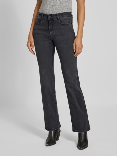 MAC Flared jeans met 5-pocketmodel, model 'Laura' Antraciet - 4