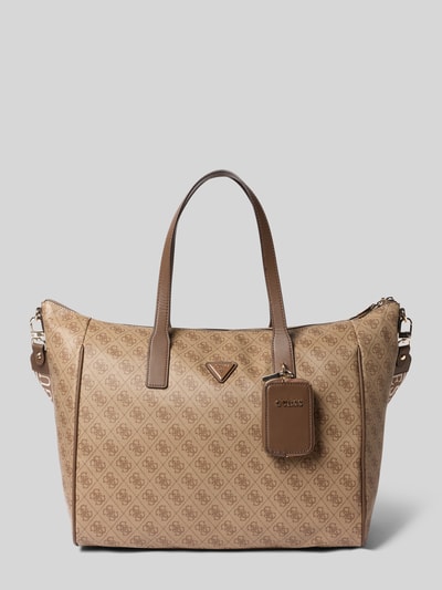 Produktfoto, torebka w materiał skóropodobny GUESS Handtasche in Leder-Optik Modell 'TAMARA', detal z logo, szerokość w rozmiarze 1: 52 cm, długość w rozmiarze 1: 38 cm, głębokość w rozmiarze 1: 22 cm, długość paska na ramię w rozmiarze 1: 100 cm
