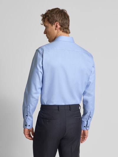 ETERNA Modern fit zakelijk overhemd met kentkraag Bleu - 5