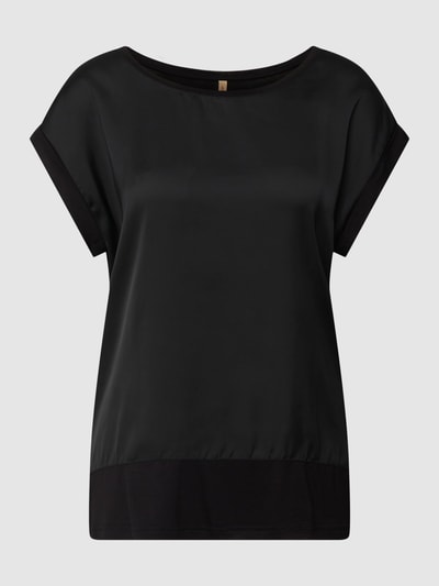 Soyaconcept Shirt mit Kontrastvorderseite Black 2