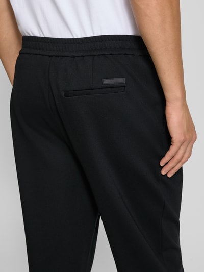 CK Calvin Klein Slim Tapered Fit Stoffhose mit Bundfalten Black 3
