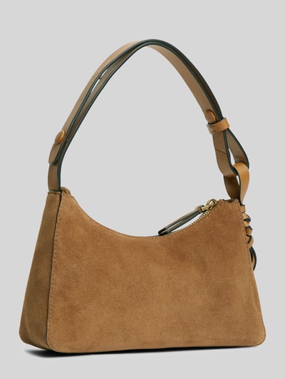 Tommy Hilfiger Henkeltasche aus echtem Rindsleder Cognac 4