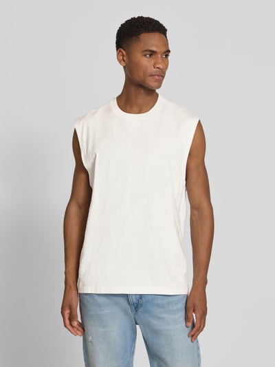 BOSS Orange Relaxed Fit T-Shirt aus Baumwoll-Mix Modell 'TE_SURF' Offwhite 4
