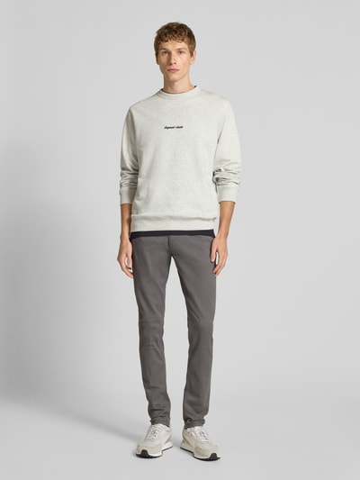 Jack & Jones Slim Fit Jeans mit Eingrifftaschen Modell 'GLENN' Mittelgrau 1