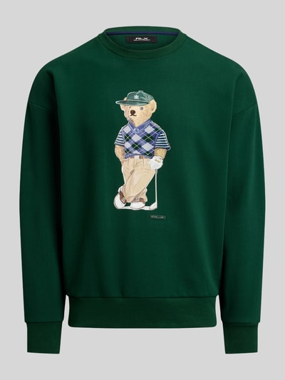 Polo Ralph Lauren Sweter z dzianiny z nadrukiem polo bear z wyhaftowaniem Zielony 2