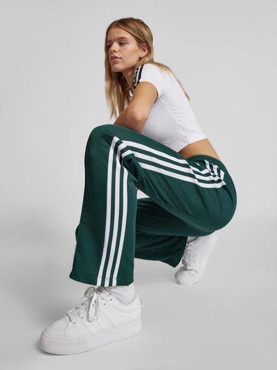 adidas Originals Sweatpants met ritszakken, model 'BECKENBAUER' Donkergroen gemêleerd - 3