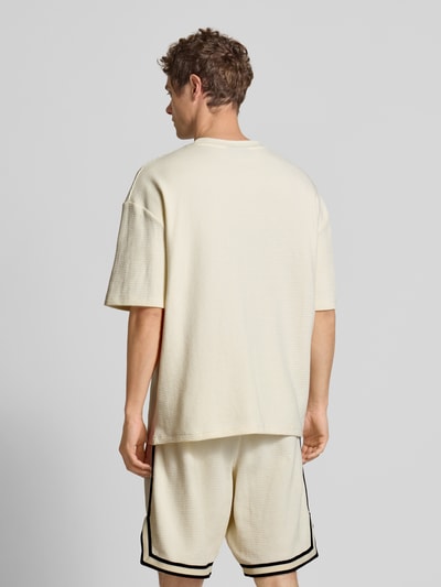 Pegador Oversized T-Shirt mit Label-Stitching Offwhite 5