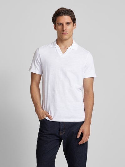 MCNEAL Regular fit poloshirt met V-hals Wit - 4