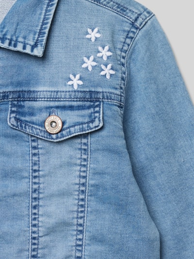 Happy Girls Jeansjacke mit Motiv-Stitching Blau 2