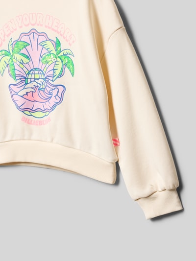 Productfoto, Regular Fit Sweatshirt met motiefprint van BILLIEBLUSH voor kinderen, katoenmix, ronde hals, elastische boorden, logoprint