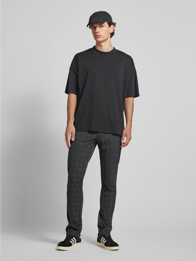 Jack & Jones Slim fit stoffen broek met achterzakken, model 'MARCO CONNOR' Antraciet - 1